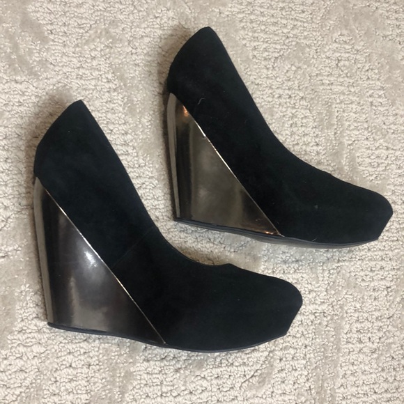Pura Lopez Shoes - Pura Lopez suede wedges
